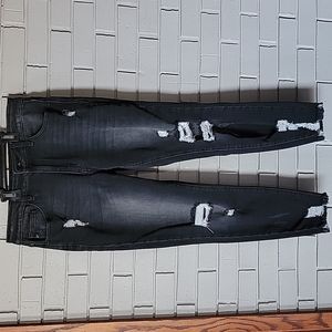 KanCan High waisted distressed skinny jeans size 13/30